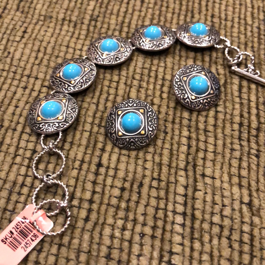 Bracelet  Earring Set 756